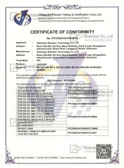 CE of 4CH D1 MDVR BD-301